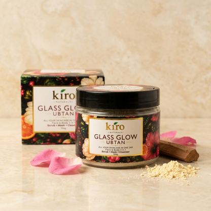 Glass Glow Skin Ritual | 3-in-1 Face & Body Cleanser, Scrub & Mask